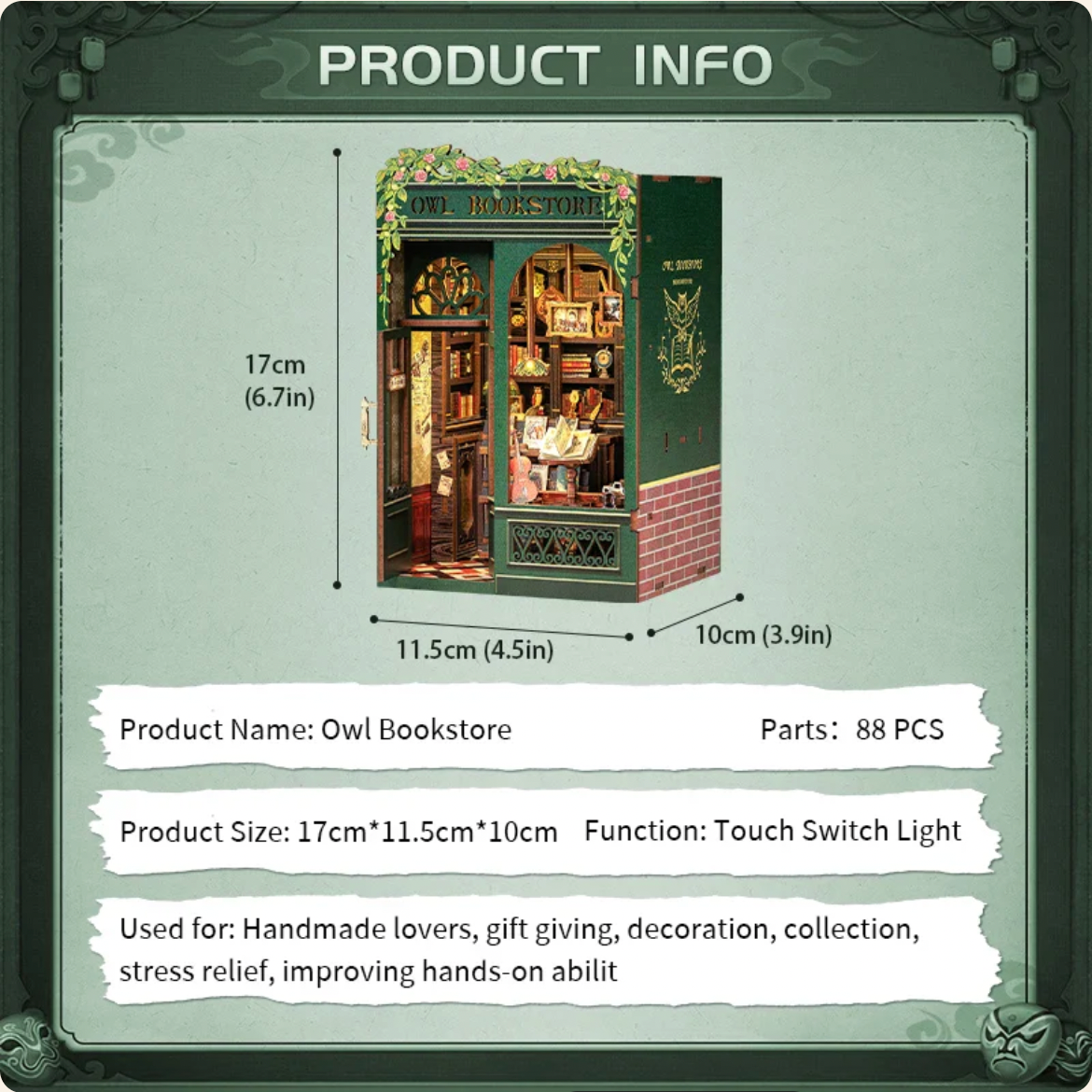 Bookie Nook Kit | Owl Bookstore