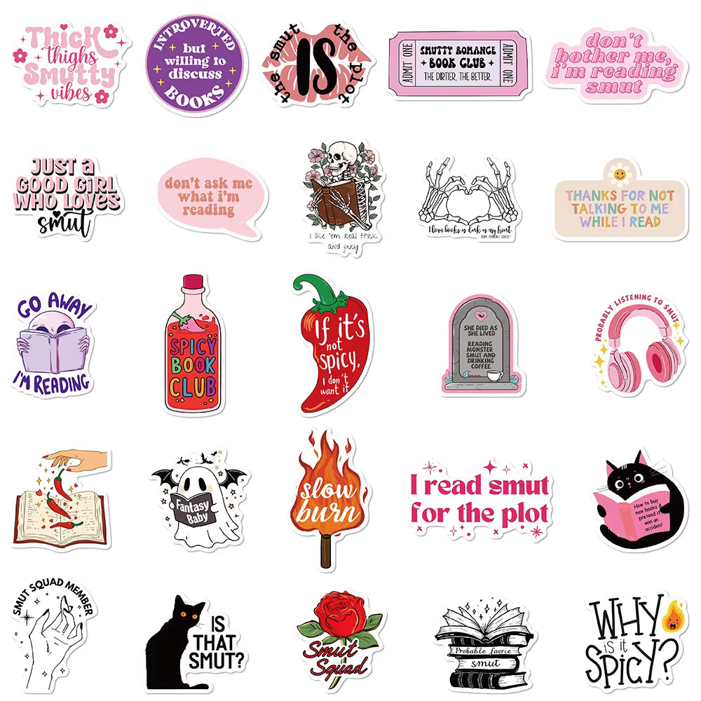 Bookie Reading Stickers | Spicy