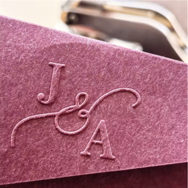 His & Hers Wedding Embosser