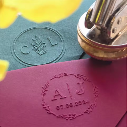 His & Hers Wedding Embosser