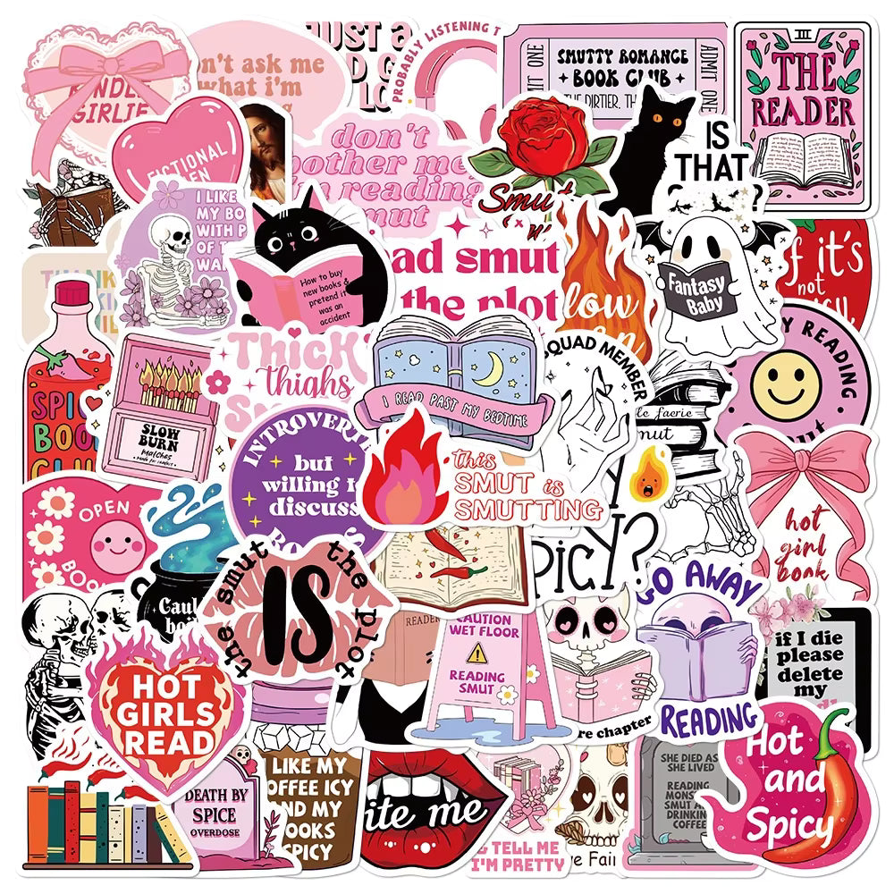 Bookie Reading Stickers | Spicy