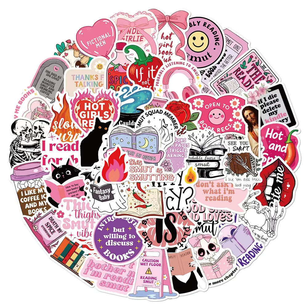 Bookie Reading Stickers | Spicy