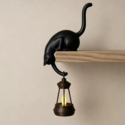 Cat Bookshelf Latern