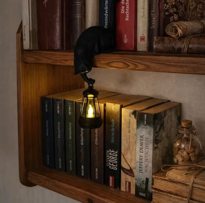 Cat Bookshelf Latern
